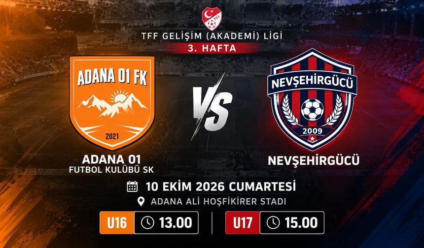 Nevşehirgücü Adana 01 Futbol Kulübü SK Deplasmanında!