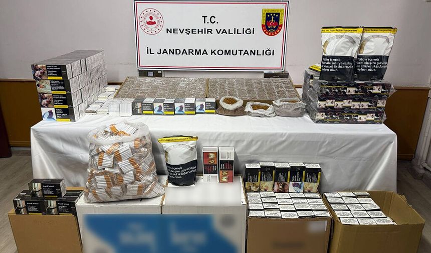 Nevşehir’de Kaçak Tütün Operasyonu!