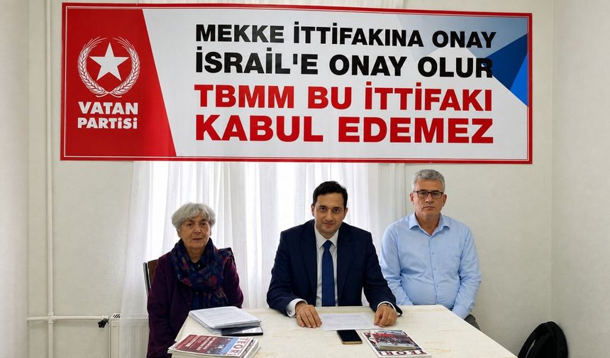 Vatan Partili Gençer’den Mekke Ortak Savunma Anlaşması’na Tepki