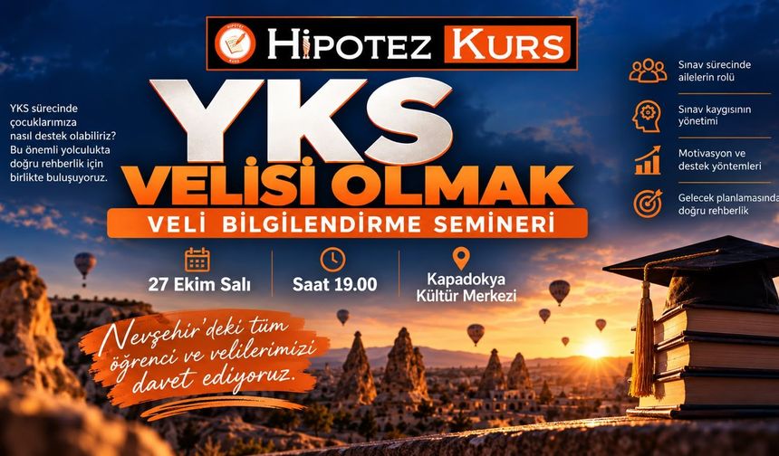 Hipotez Kurs’tan YKS Velilerine Seminer