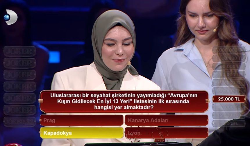 Beyaz’la Joker’de Kapadokya Sorusu!