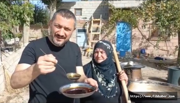 Nevşehir Milletvekili Açıkgöz Annesiyle Pekmez Kaynattı - FİB HABER ...