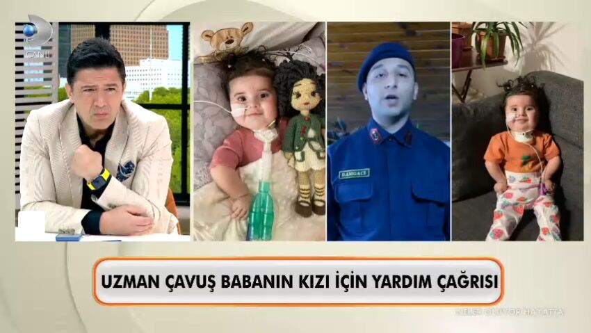 Nevşehirli Nazlı Nisanur bebek Kanal D ekranlarında