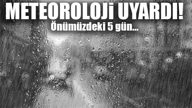 Nevşehir'de Nisan yağmurları 5 gün etkili olacak!