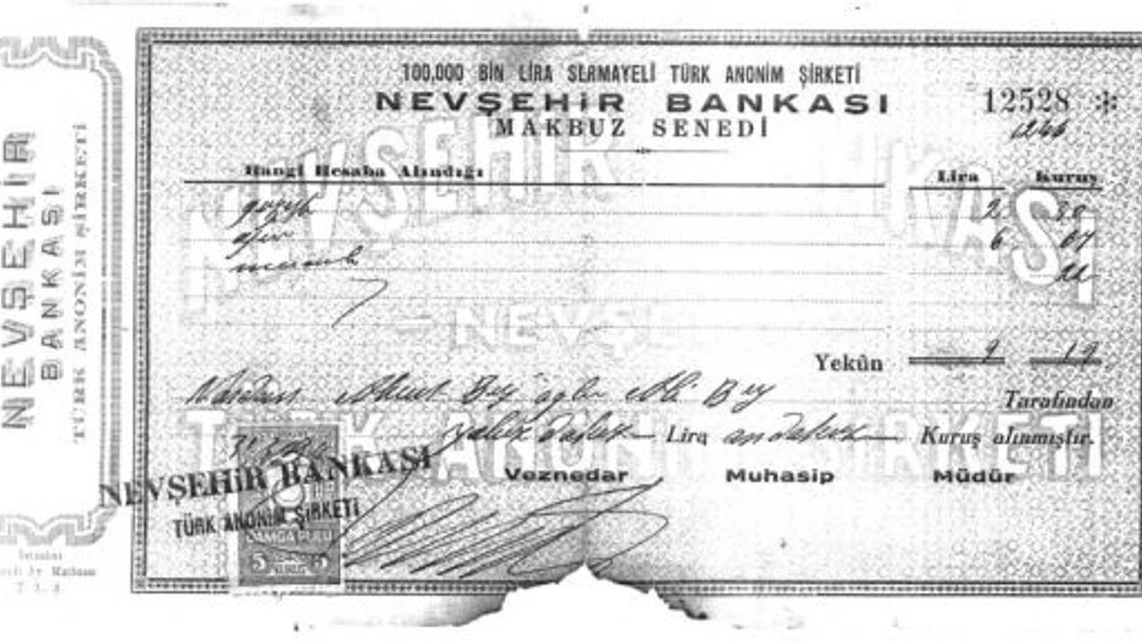 1926 Yilinda Nevsehir Bankasi Oldugunu Biliyormuydunuz H4865