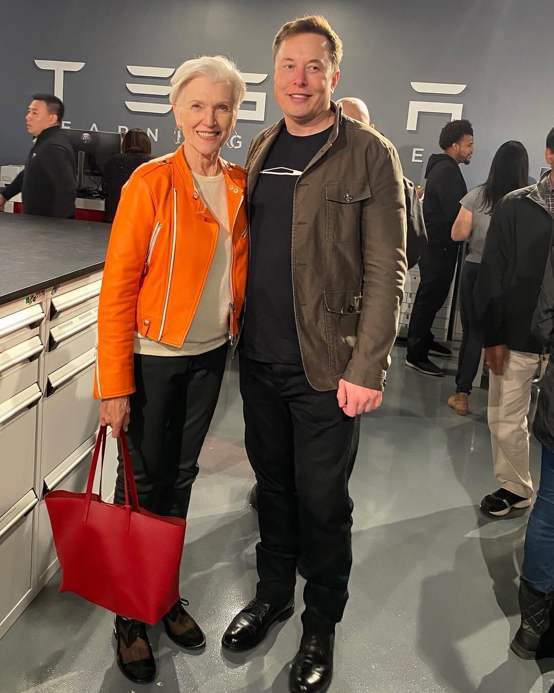 At The @Teslamotors Delivery Center With Elon And Many New Car Owners. #Fremont #California How