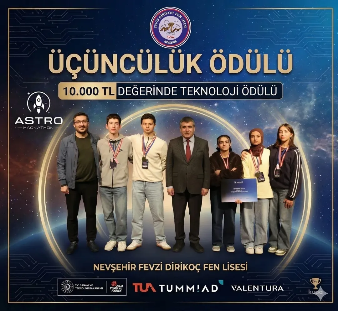 Türkiye Uzay Ajansı Tarafından Düzenlenen Tua Astro Heckhaton Uzay Projeleri Yarışmasında Coğra