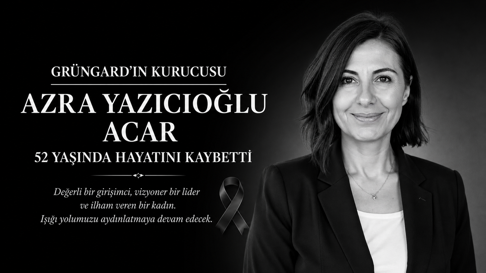 Grüngard’ın Kurucusu Ürgüplü Azra Yazıcıoğlu Acar Hayatını Kaybetti