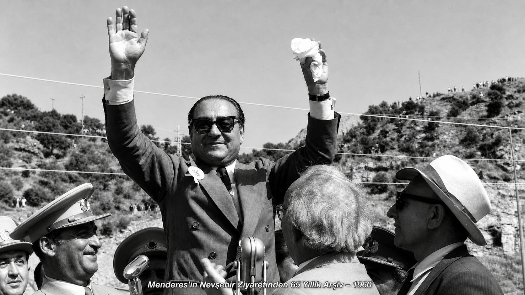 Nevşehirliler Menderes’i Anıyor! Hacıbektaş Ziyaretinden Tarihi Görüntüler