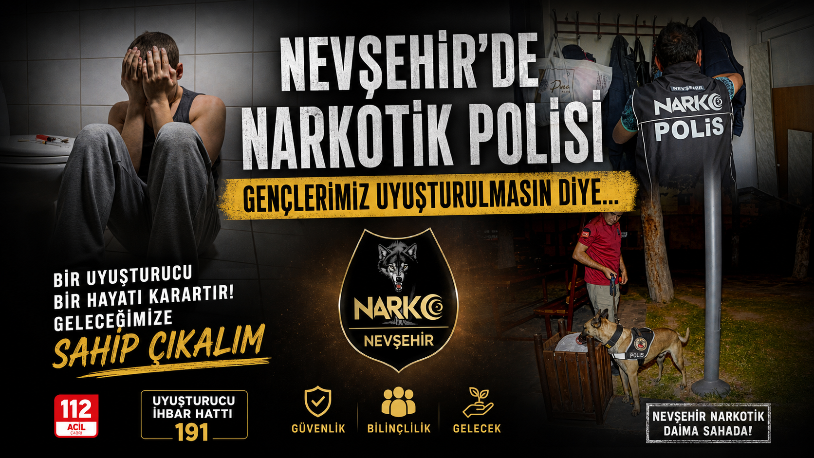 Nevşehir Narkotik, gençleri zehirleyenlerin ensesinde!