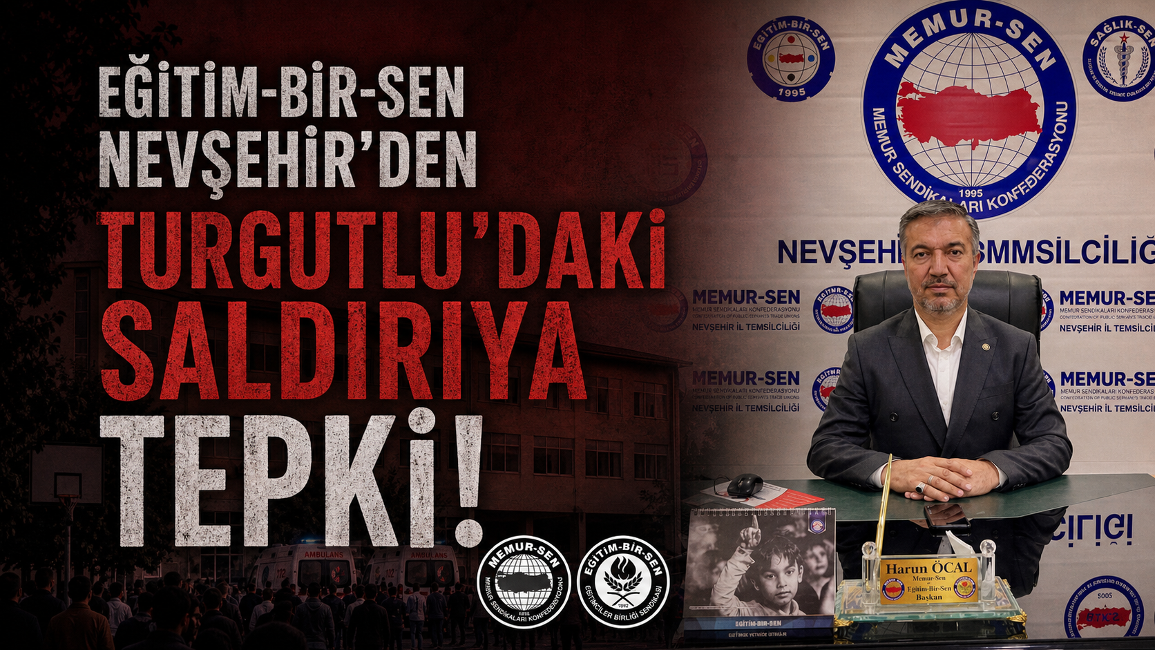 Turgutlu’daki Okul Saldırısına Nevşehir’den Tepki