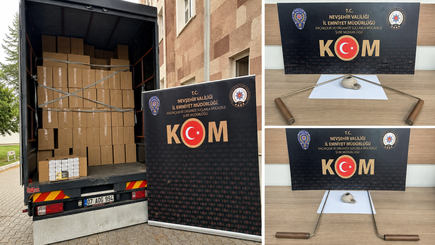 Nevşehir’de Kaçakçılık Operasyonunda Tarihi Eser Detayı