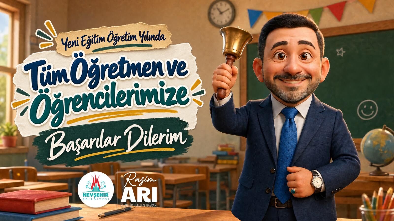 Nevşehir Belediye Başkanı Rasim Arı’dan 2026-2027 Eğitim Yılı Mesajı