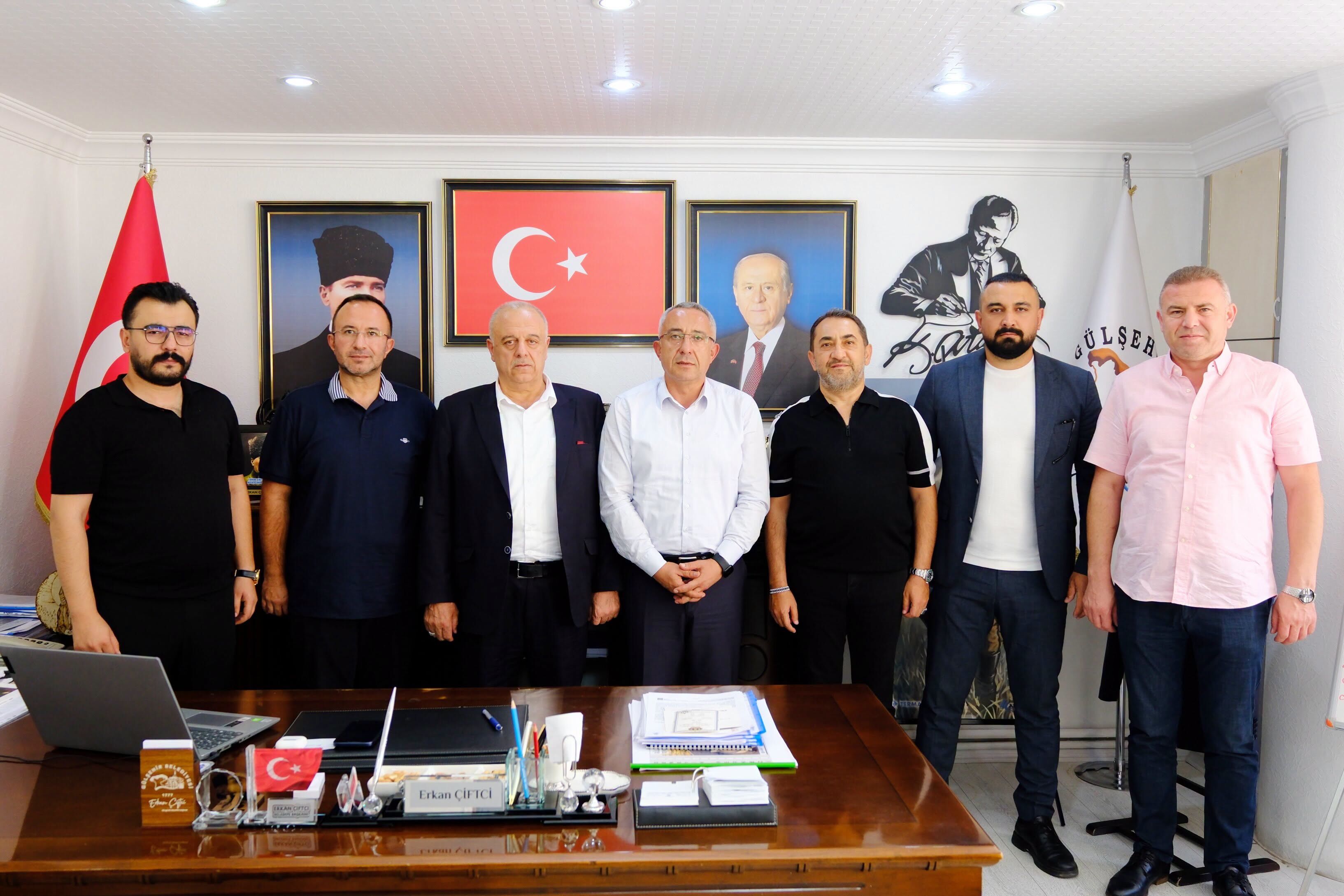 NTSO Başkan Adayı Öbekli ve Heyeti Gülşehir Belediyesi’nde
