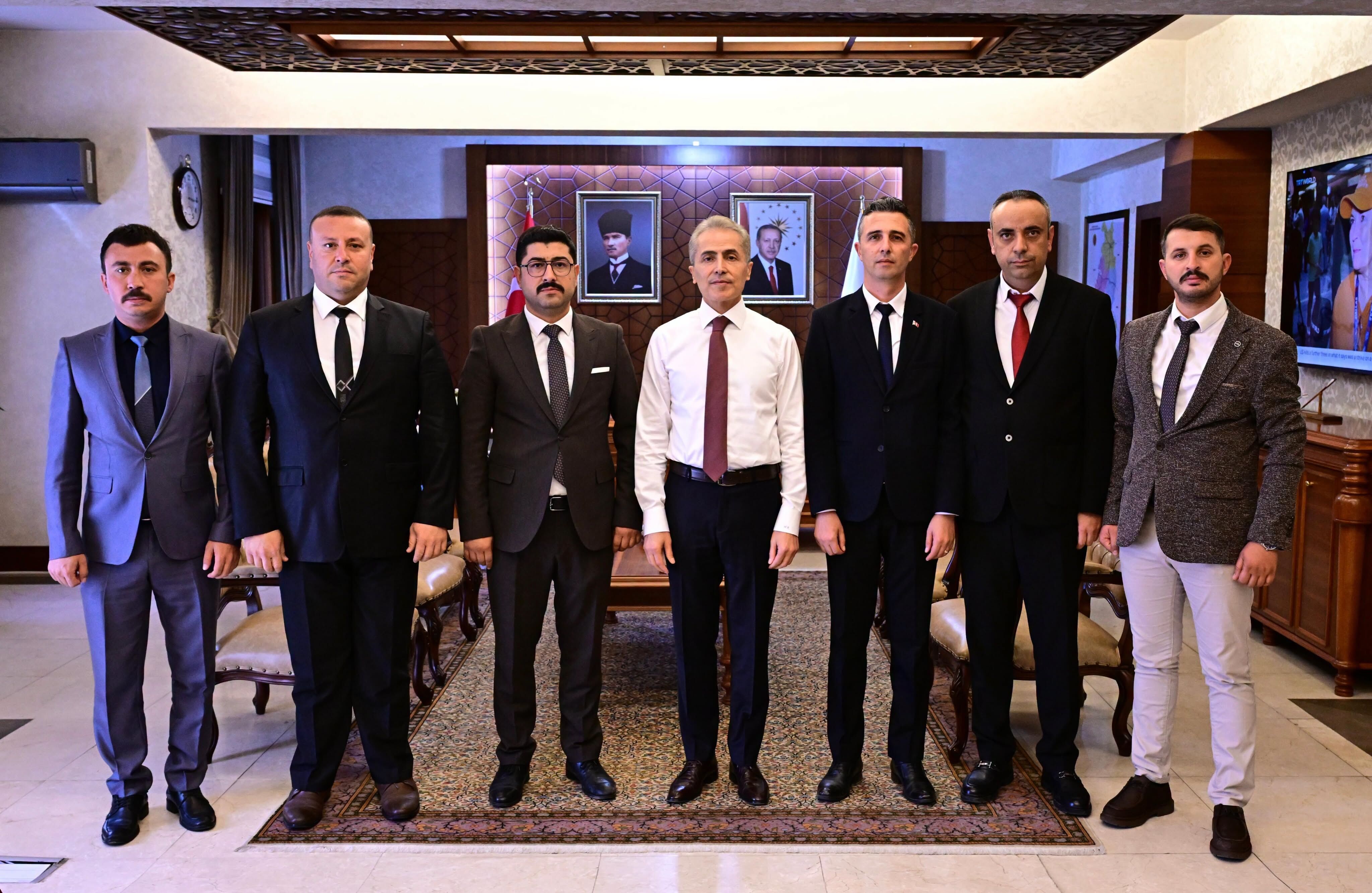 Vali Hüseyin Kök, TÜRKAV Nevşehir Heyetini Kabul Etti