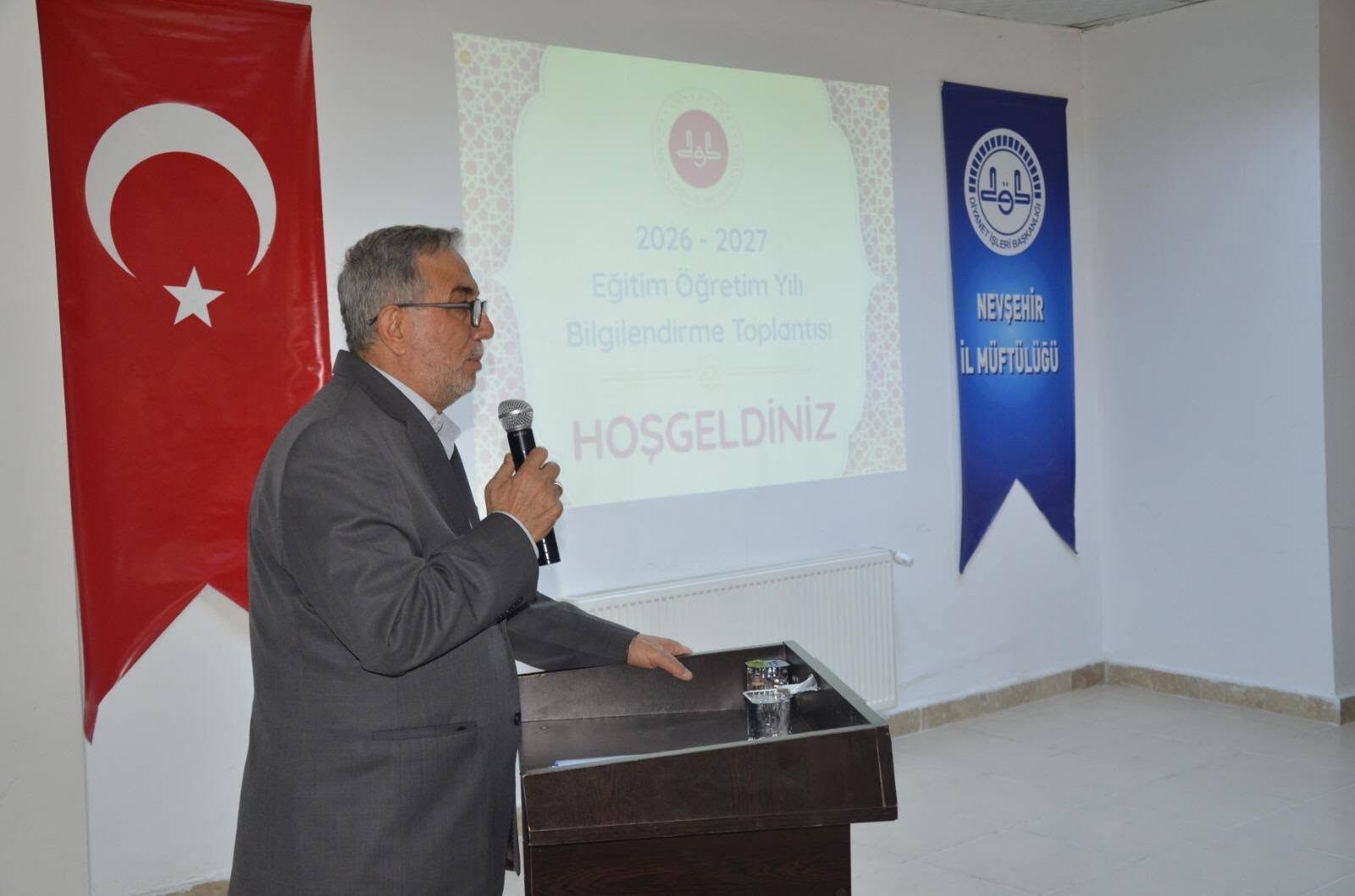 Nevşehir Müftülüğünde Duygu Dolu Veda! Kazım Güzel Helallik İstedi