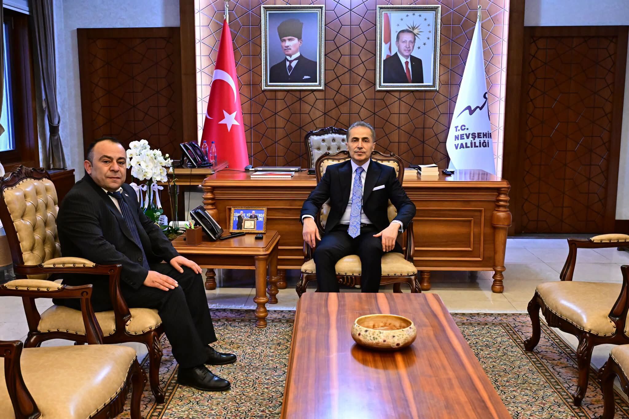 Derinkuyu Belediye Başkanı İnce’den Vali Kök’e Ziyaret