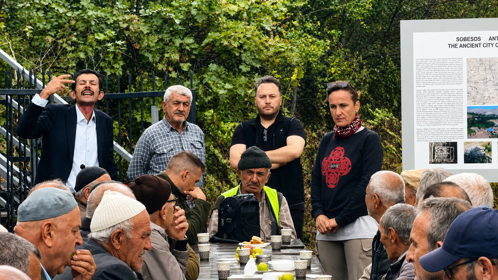 Şahinefendi’de Sobesos kazısı köylülere tanıtıldı