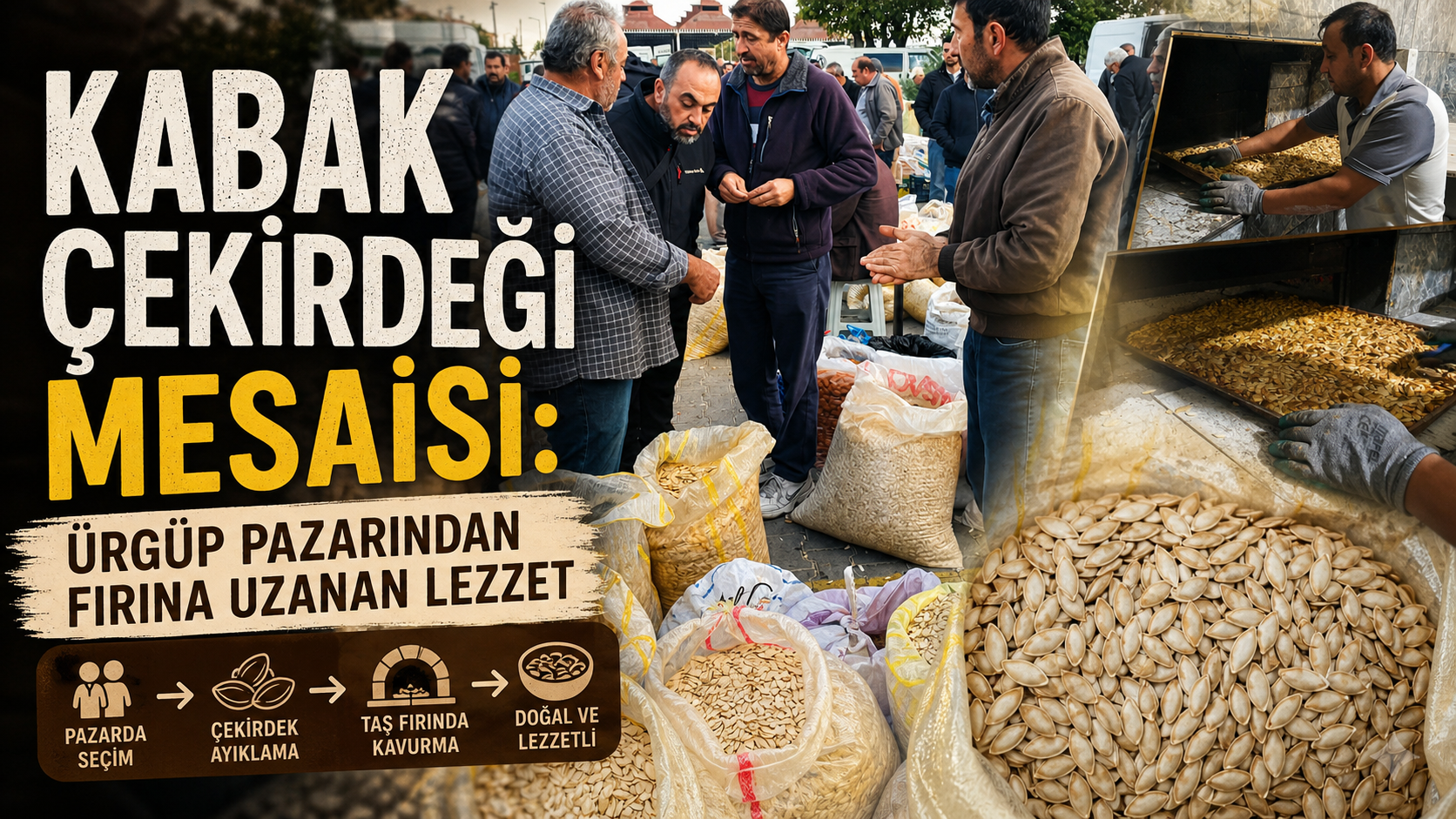 Nevşehir’in Çıtır Lezzeti! Kabak Çekirdeğinin Lezzet Yolculuğu