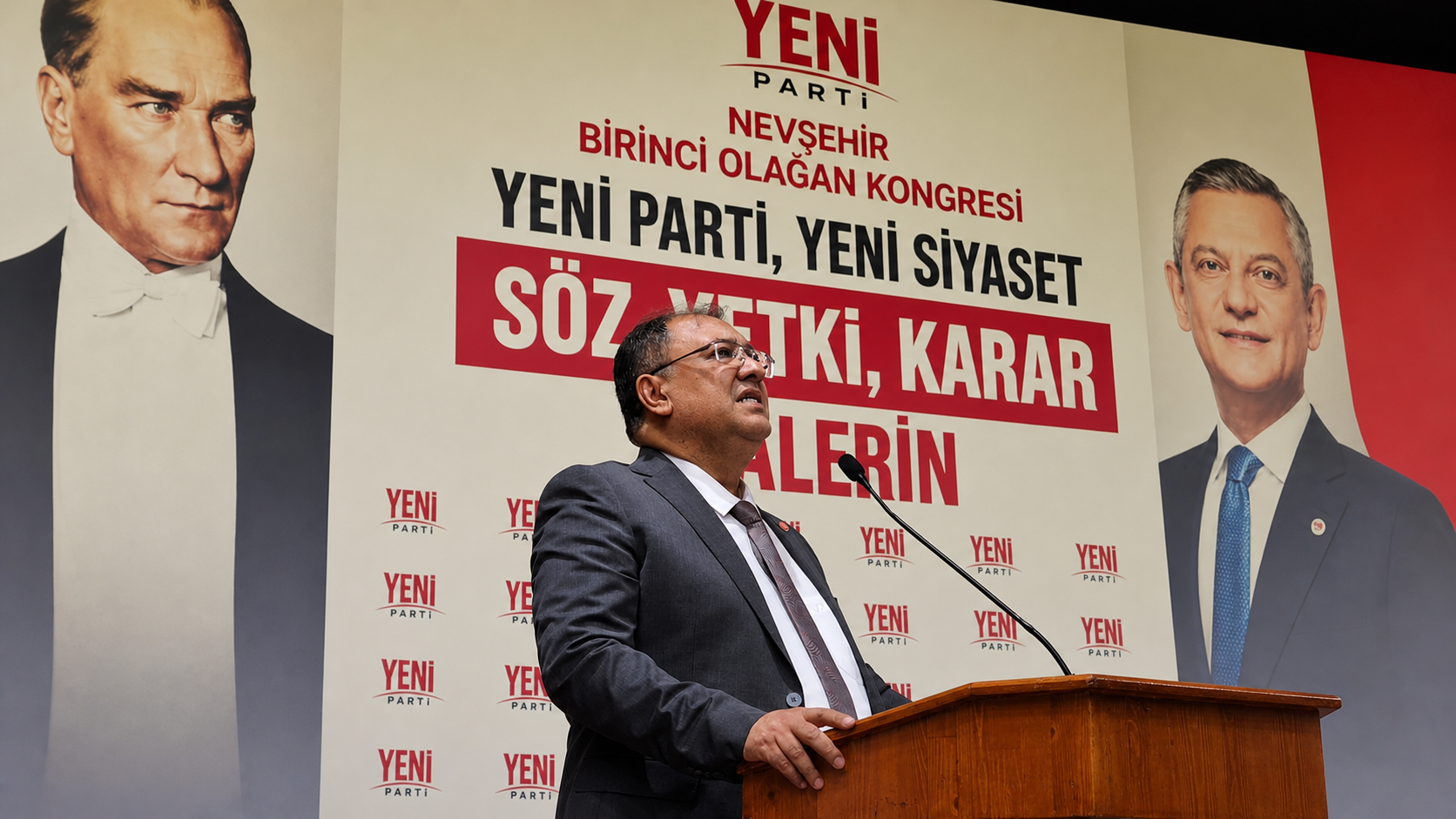 Yeni Parti Nevşehir’de İlk Olağan İl Kongresini Gerçekleştirdi