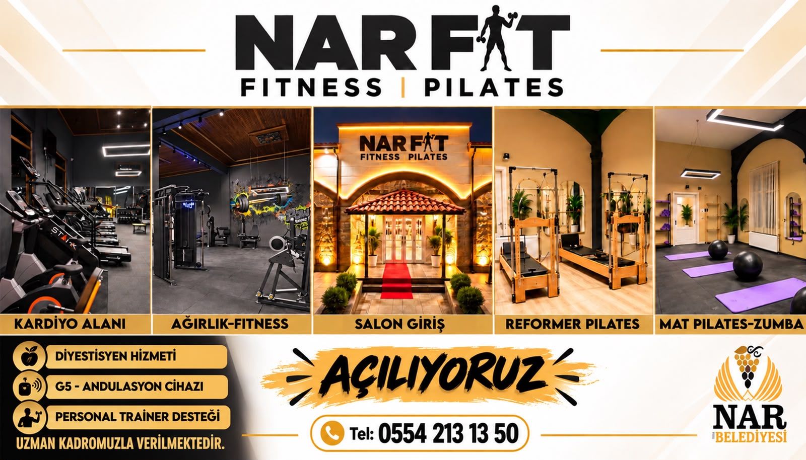 Nar Fit Fitness Pilates Kapılarını Açıyor: Nar’da Spor ve Sağlık Bir Arada!