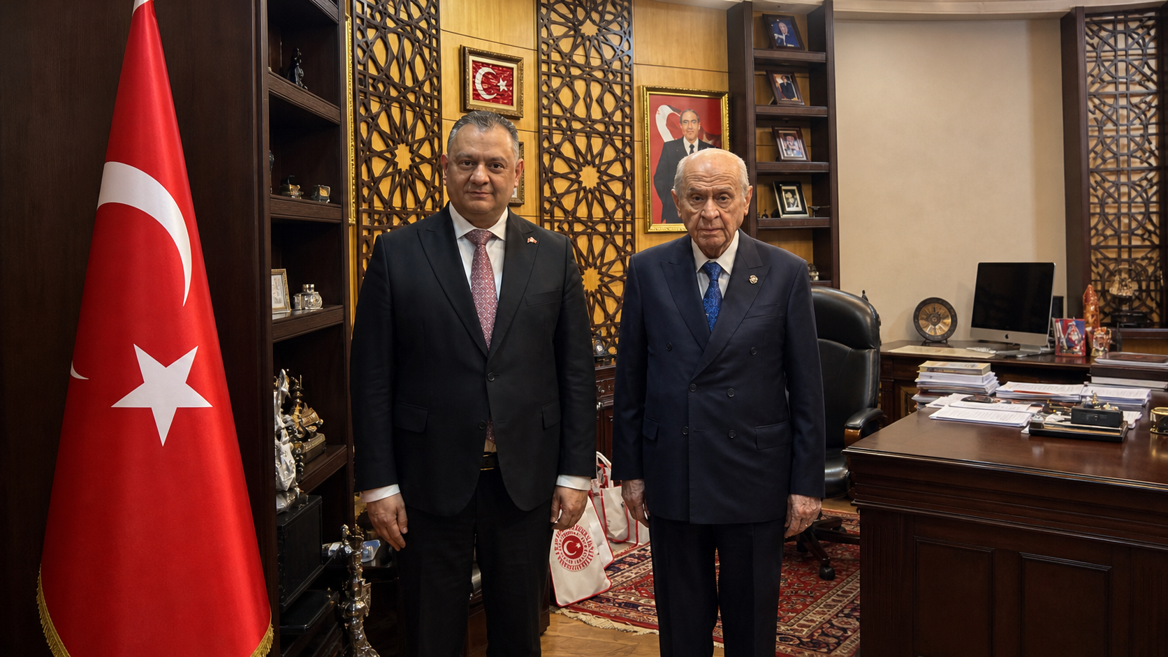 Ülkü Ocakları Nevşehir İl Başkanı Uçar’dan MHP Lideri Bahçeli’ye Ziyaret