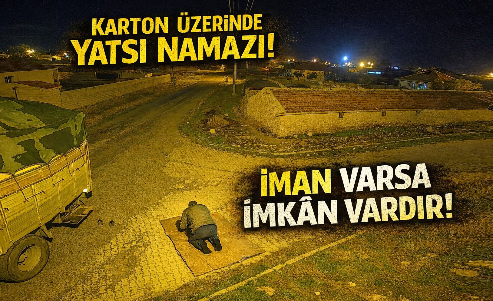 Akpınar Köyünde, Yürek Isıtan Görüntü!